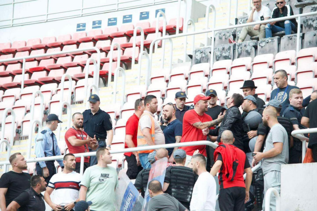 Udhëheqësit e FC Strugës u sulmuan në ndeshjen kundër Vardarit /FOTO