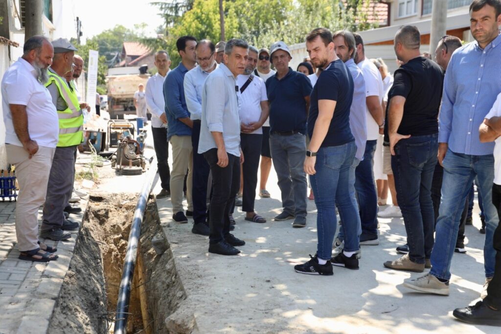 Mexhiti inspekton punimet në Gazi Babë: Rrjet i ri ujësjellësi për banorët dhe furnizim i sigurt me ujë të pijshëm