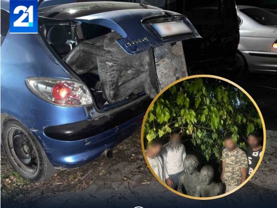 Katër persona nga Shkupi kapen duke vjedhur bustin prej bronzi në Varrezat e Butelit