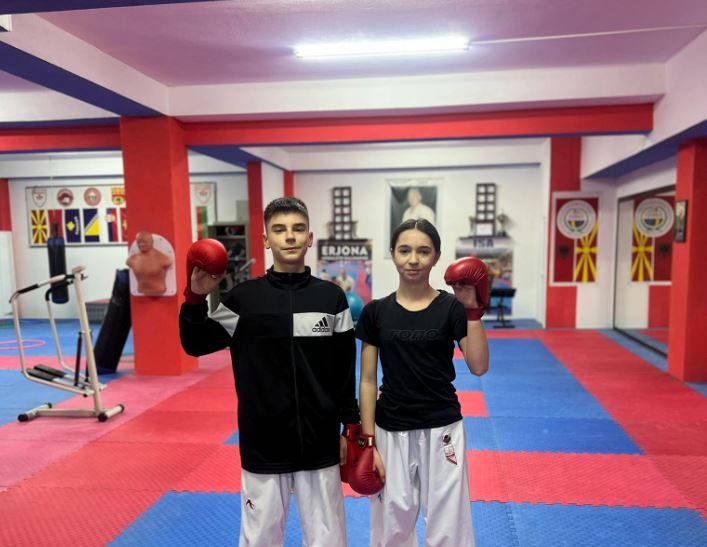 Buna Sherifi dhe Ron Bilalli përgatiten për garën prestigjioze botërore të karatesë