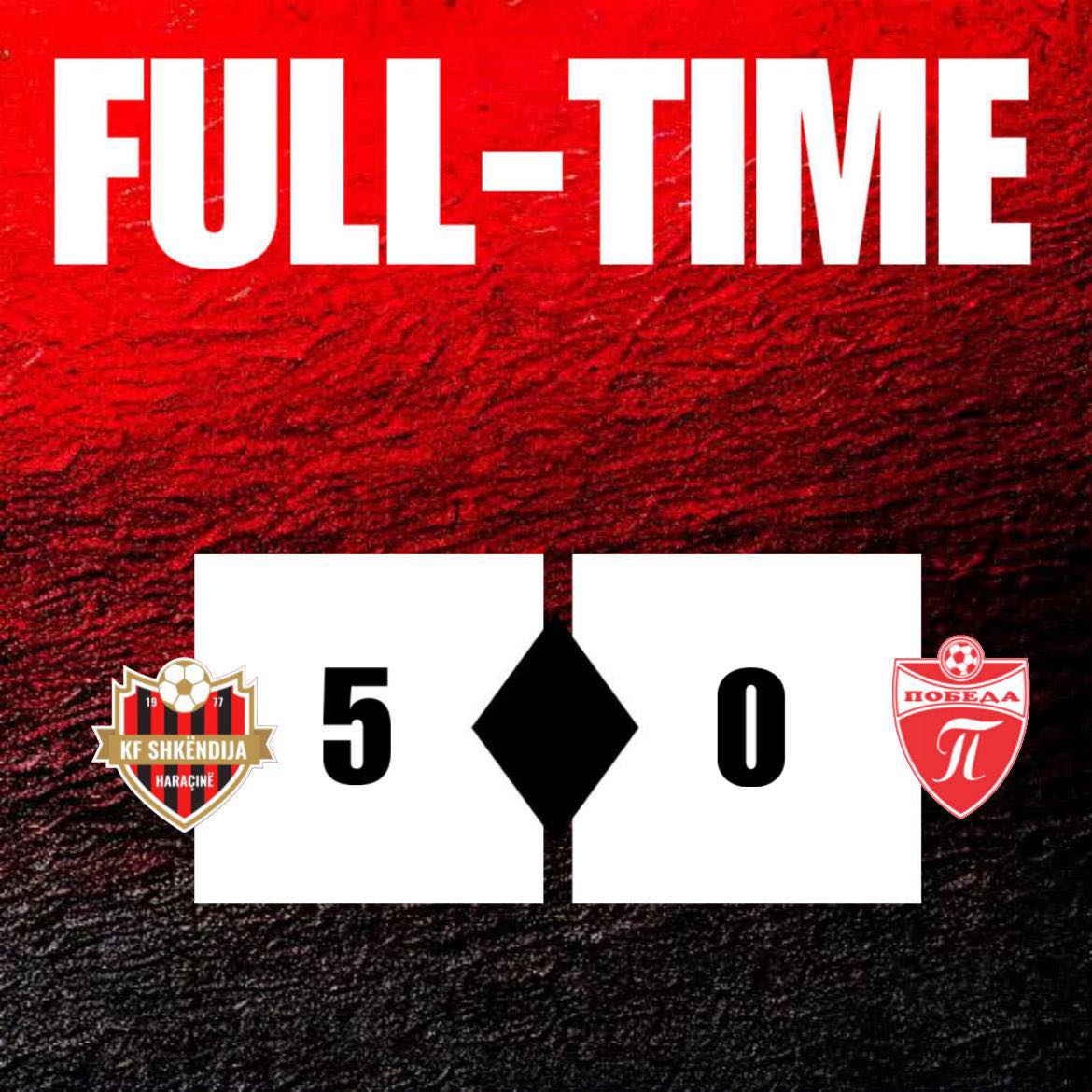 Super gol i Besar Isenit  Shkëndija e Haraçinës mposhti 5 0 Pobedën