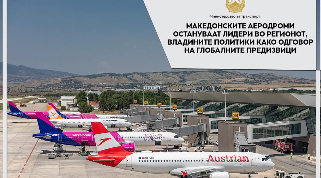 Aeroportet e Shkupit dhe Ohrit në krye të rajonit  rritje rekord e trafikut ajror