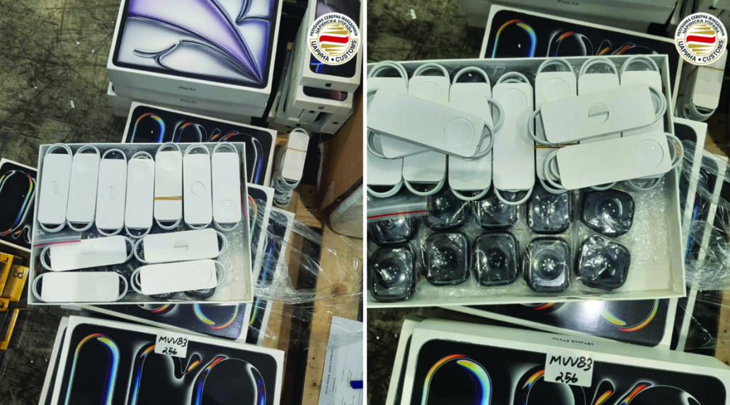 Drejtoria e Doganave  Sekuestrohen orë të shtrenjta  Apple   zëvendësohen me kopje  origjinalet përfundojnë në shitje