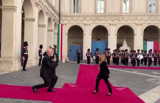 Edi Rama pritet me ceremoni zyrtare nga Meloni në Romë