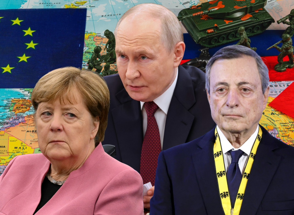 Evropa gati të nisë negociatat me Putinin  BE ja sugjeron si negociatorë Angela Merkelin dhe Mario Draghin