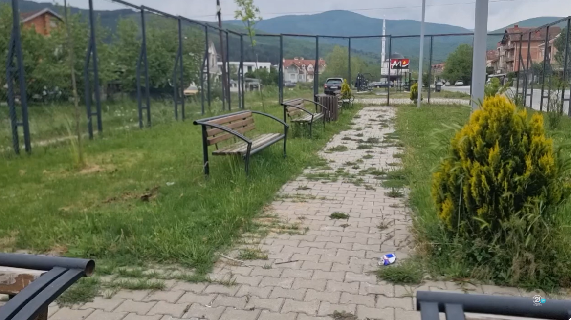 Park i braktisur në Kërçovë  Askush nuk e mirëmban  ligji përcakton që këtë duhet ta bëjë komuna