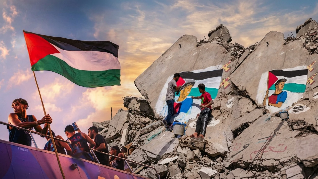 Veprimi i Yamalit me flamurin palestinez frymëzon mural në Gaza