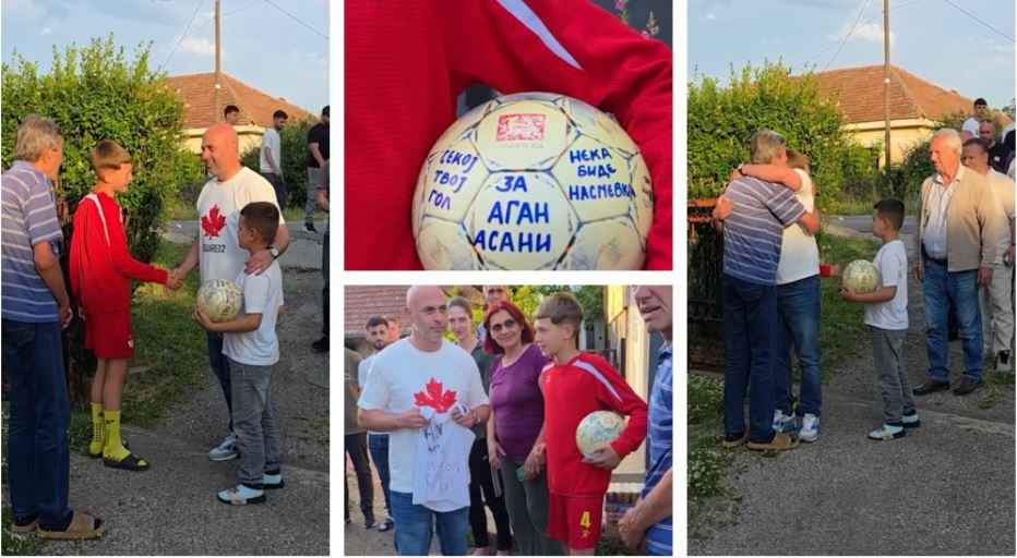 Takim që prek zemrat  Familja e futbollistit të ndjerë Agan Asani  vizitoi familjen e David Dokmanoviqit  i cili ia kushtoi një gol futbollistit të ndjerë nga Çerkezi
