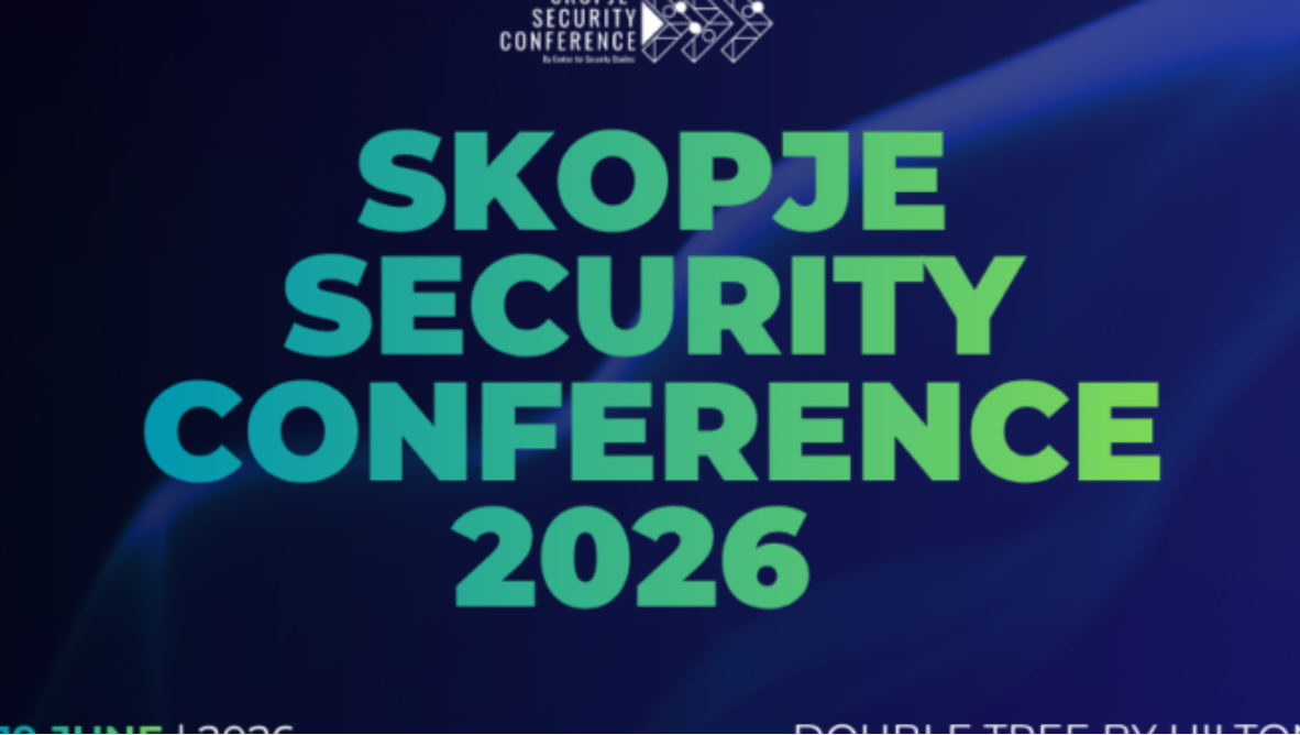 Shkupi nikoqir i konferencës së parë ndërkombëtare të sigurisë  Skopje Security Conference 2026 
