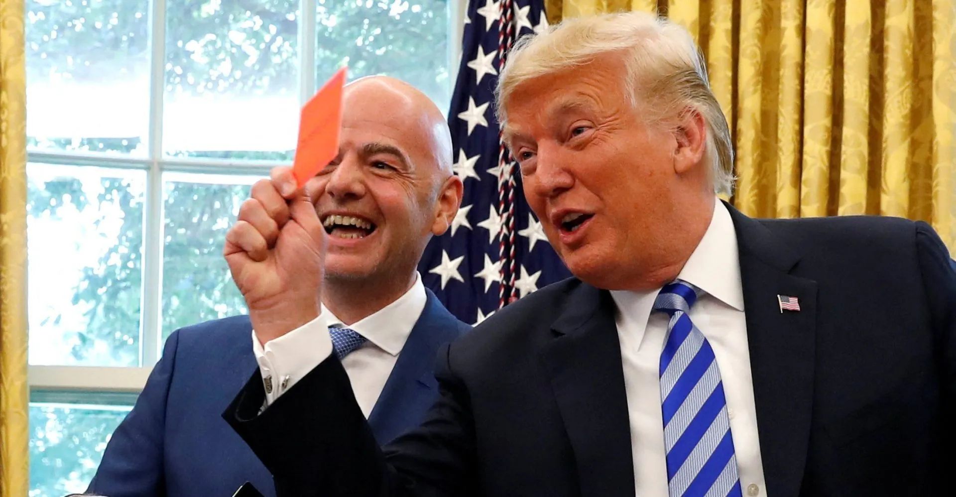 Infantino tregon çka i tha Trumpit për Balogunin