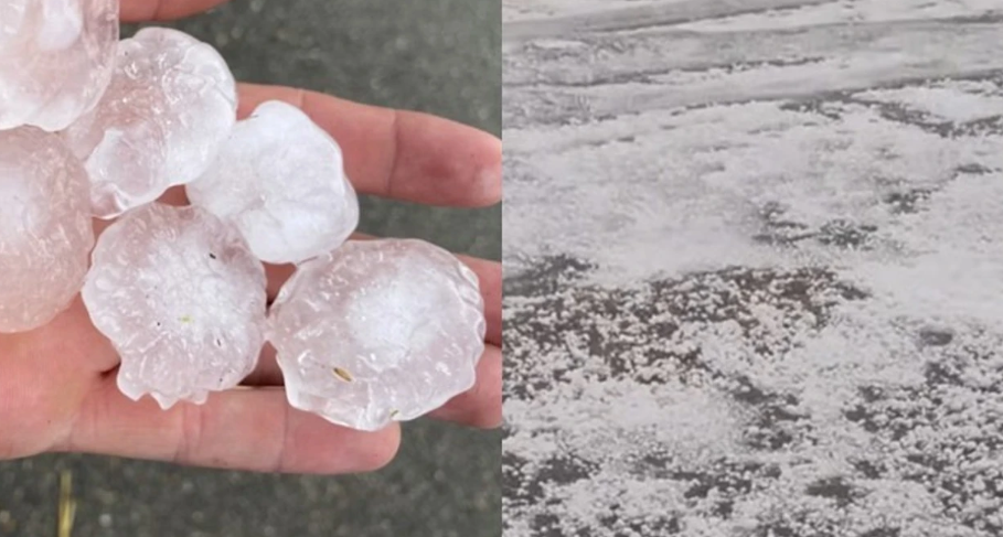 Stuhi e fuqishme godet Zvicrën  breshër deri në 6 centimetra