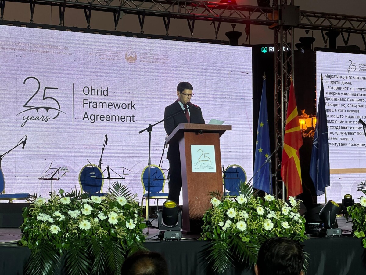 Ministri Ferati  Marrëveshja e Ohrit i dha vendit dhe popujve mundësi të zgjedhin të ardhmen e tyre