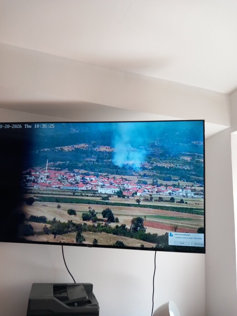 QMK  Kamerat inteligjente alarmuan në kohë për zjarrin pranë Nikushtakut