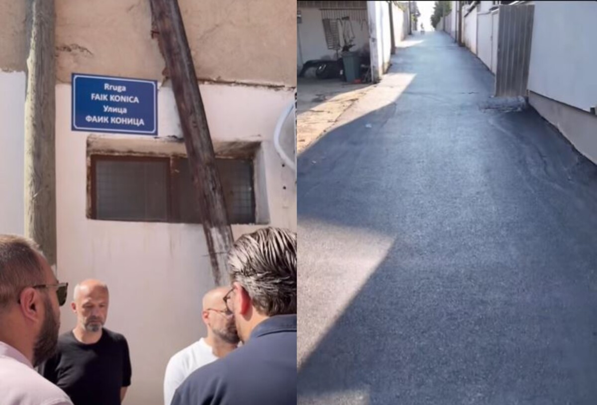 Mexhiti  Rruga  Faik Konica  në Dizhon po merr pamje krejtësisht të re