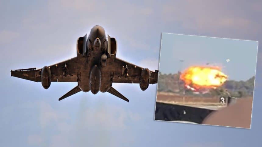 Dy pilotë humbën jetën pas rrëzimit të avionit F 4 Phantom në Greqi  Nuk u katapultuan pasi avioni fluturonte pranë zonës me spektatorë