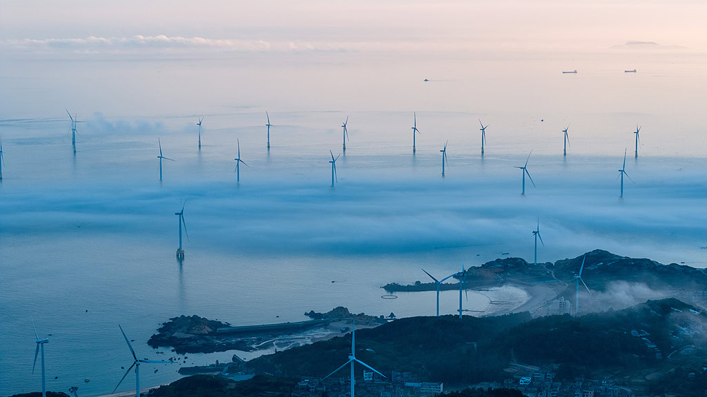 Kinë  kapaciteti i instaluar i energjisë së erës detare pritet të arrijë në 100 milionë kilovatë deri më 2030