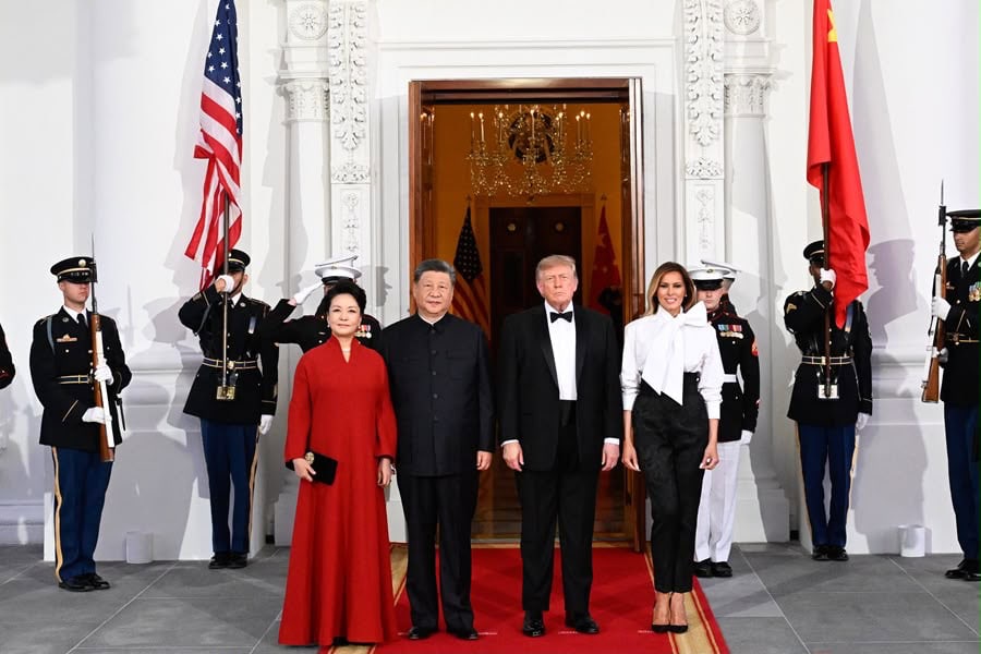 Banket në Shtëpinë e Bardhë për nder të presidentit kinez Xi Jinping