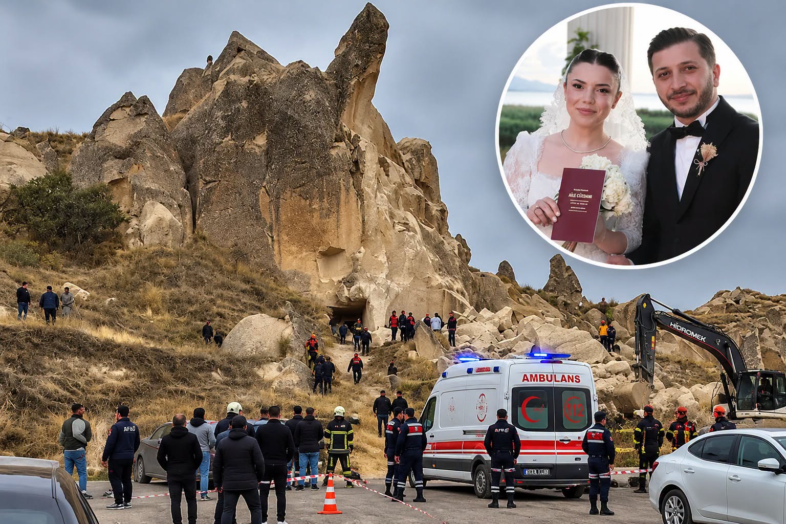 Tragjedi në Kapadoki  tre të vdekur nga shembja e shkëmbinjve  Mes viktimave edhe një çift i sapomartuar