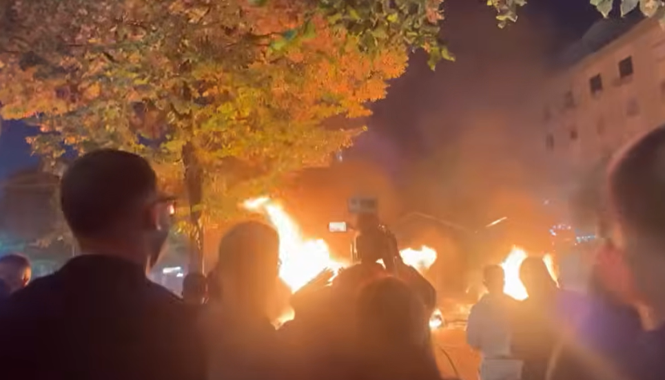 Tensione në protestën e studentëve në Tiranë  VIDEO