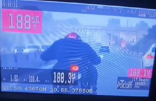 Me 188 km h në autostradën Gostivar Tetovë  Arrestohet motoçiklisti 27 vjeçar