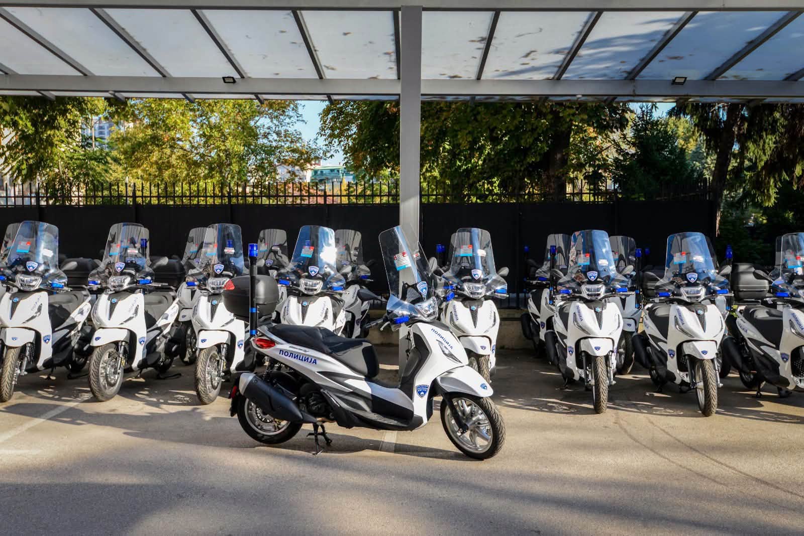 33 motoçikleta të reja  Piaggio Beverly  për Policinë e Trafikut  kushtuan 274 mijë euro